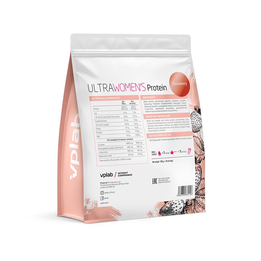 Vplab Ultra Women`s Protein Strawberry