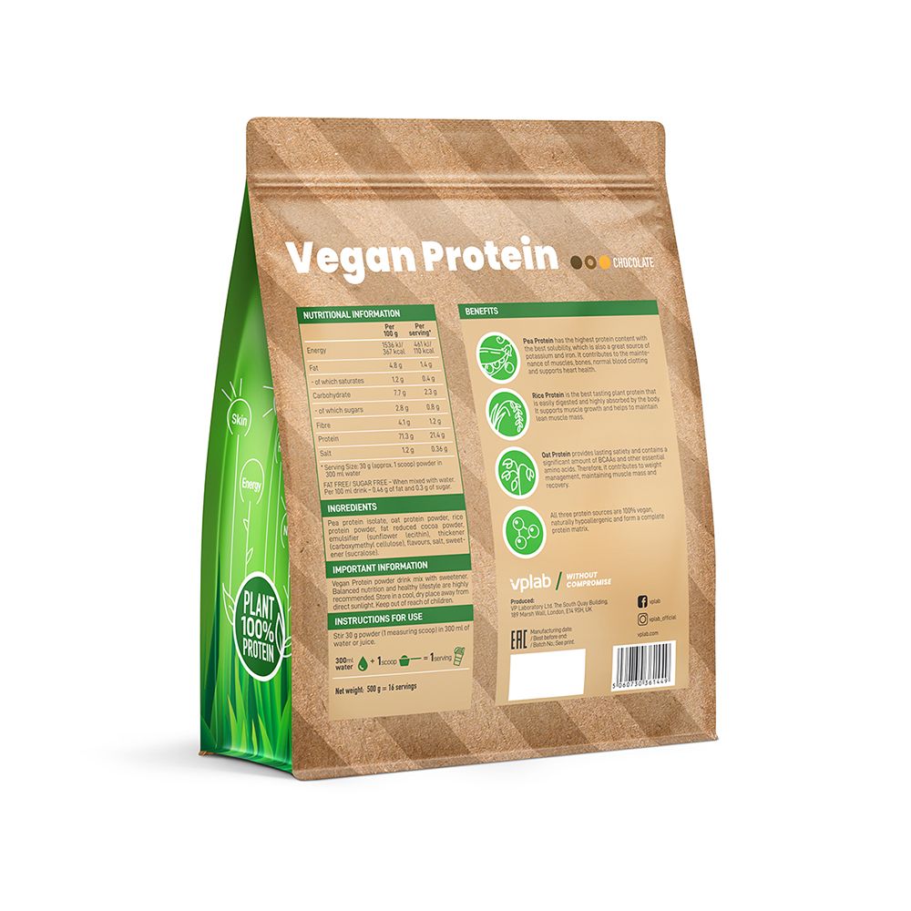 Vplab Vegan Protein Chocolate
