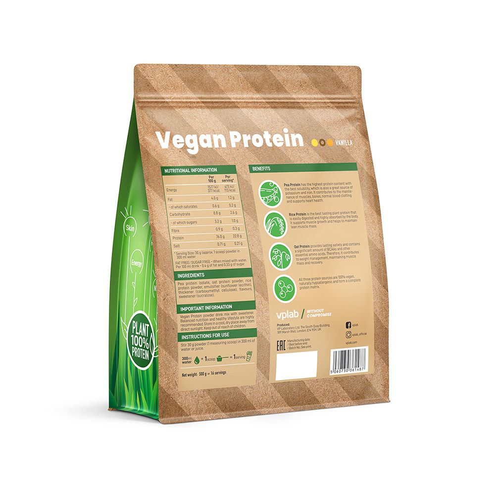Vplab Vegan Protein Vanilla