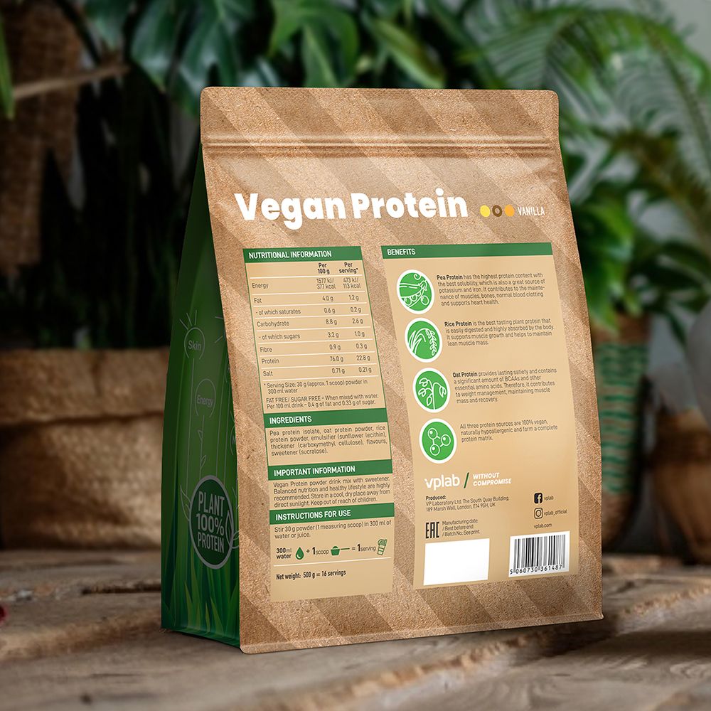 Vplab Vegan Protein Vanilla