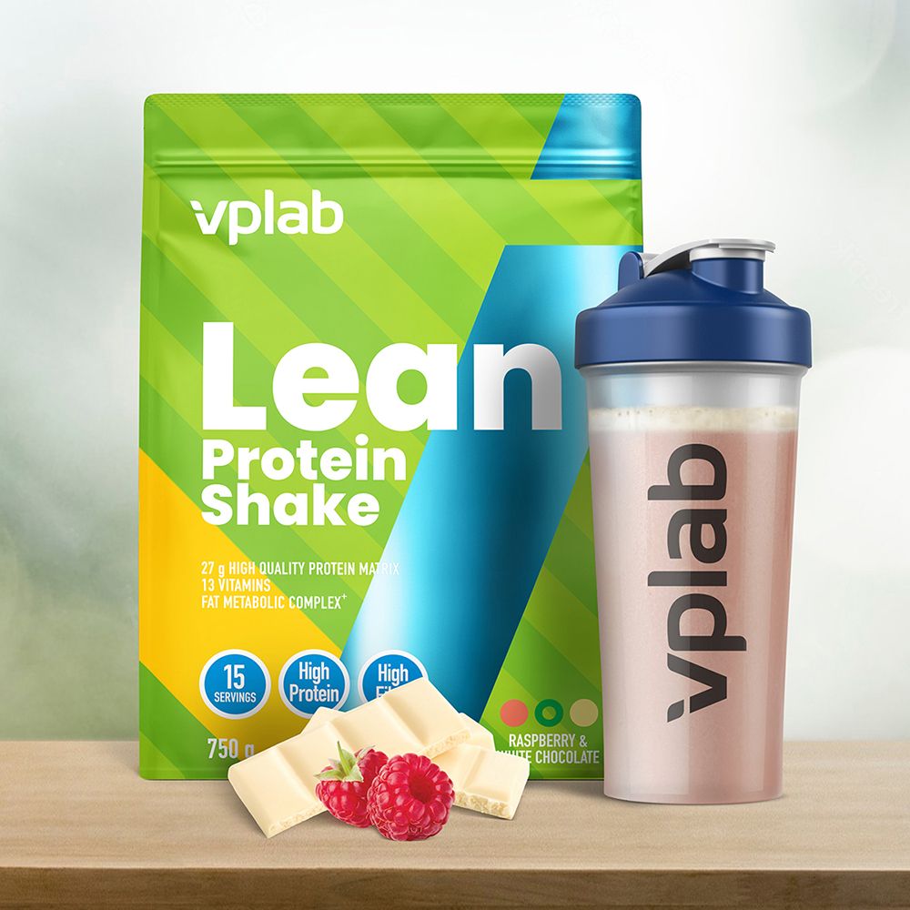 VPLAB Lean Fitness Shake Raspberry-White Chocolate