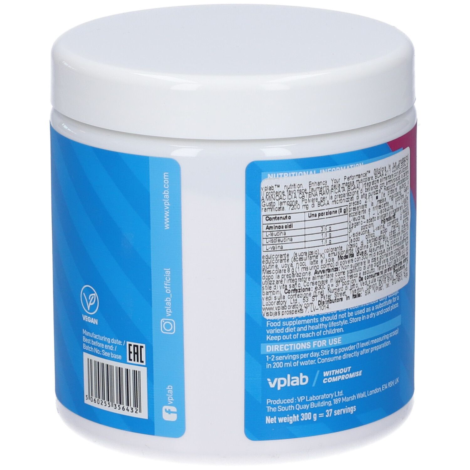 VPLAB BCAA 2:1:1 Raspberry