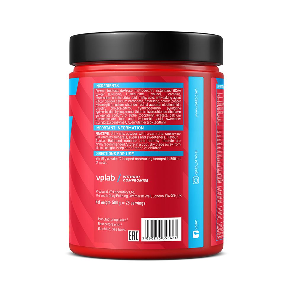 VPLAB FitActive Isotonic Drink Tropical Fruit