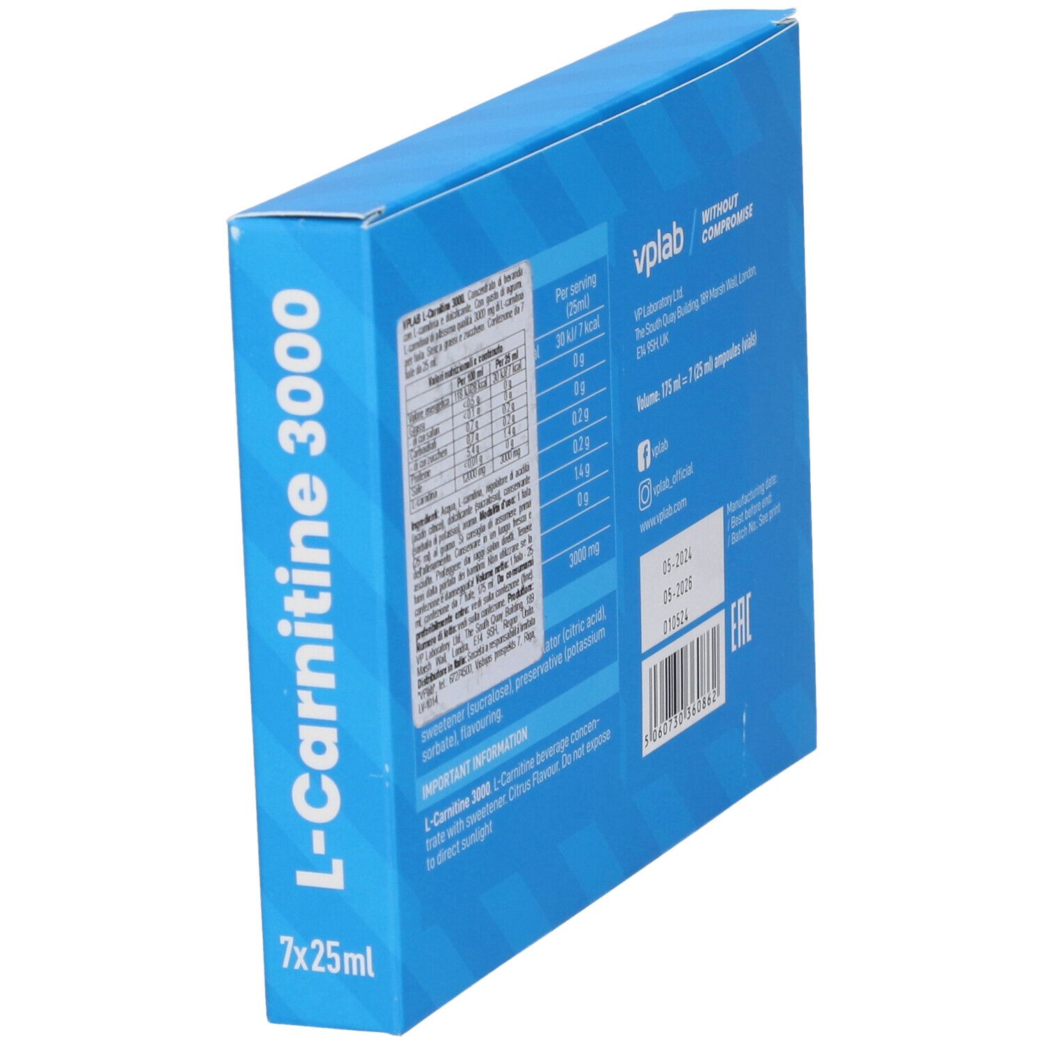 VPLAB L-Carnitine 3000  Citrus