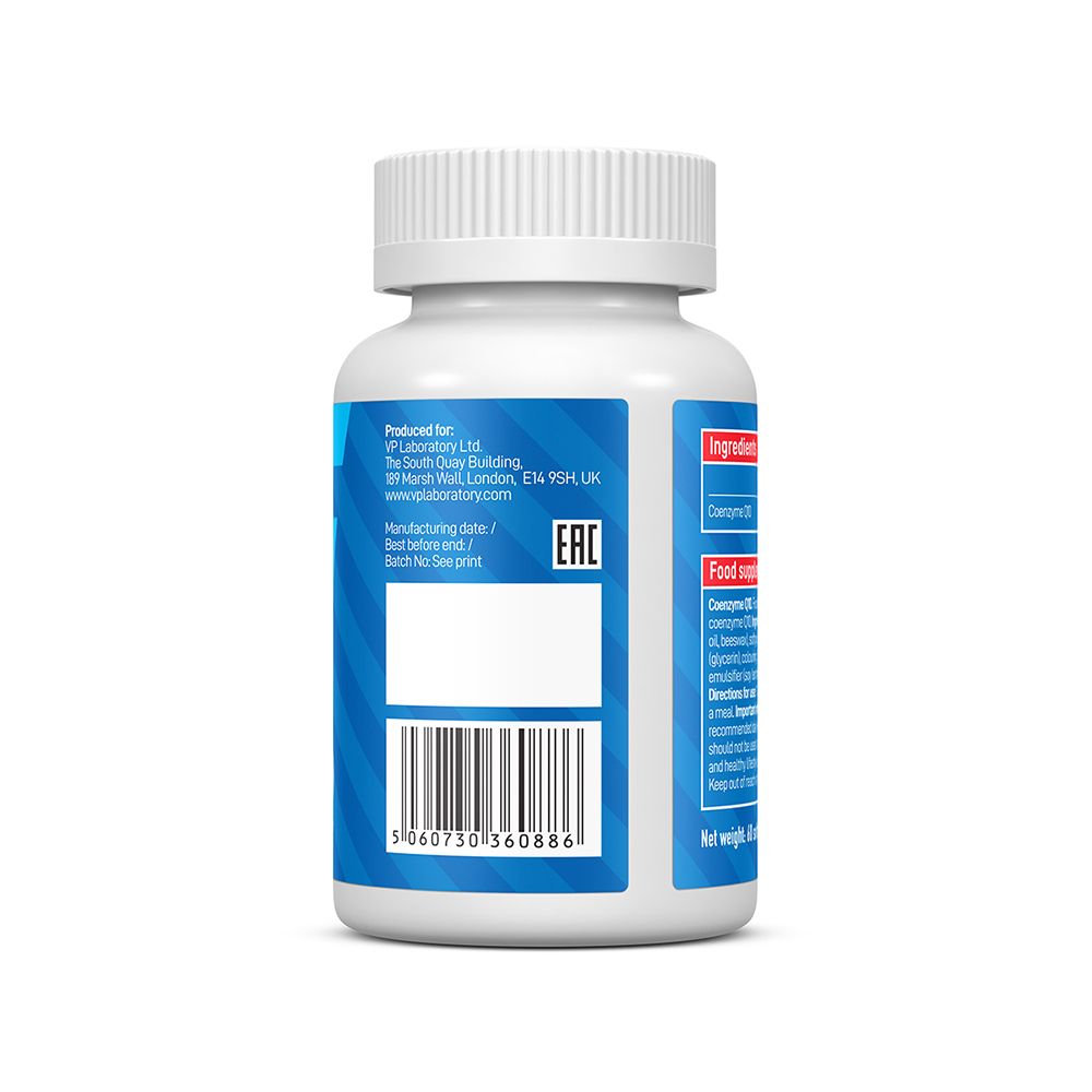 Retro del flacone. Informazioni sul produttore, codice a barre. Testo in inglese. Codice EAN.