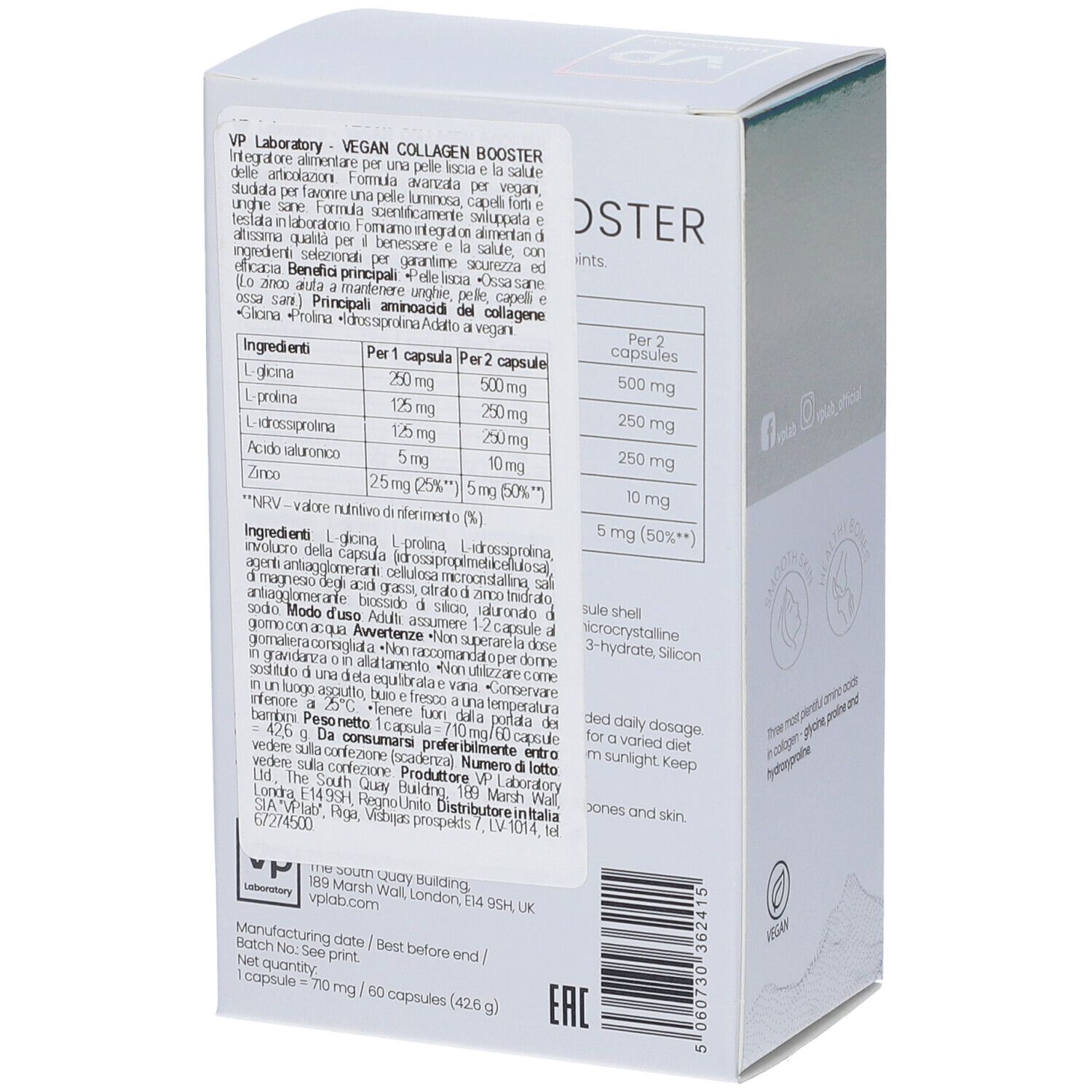 VP Laboratory Vegan Collagen Booster