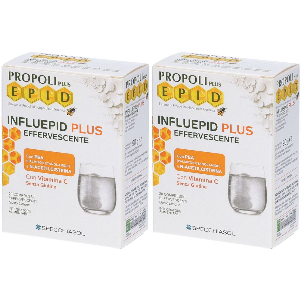 Specchiasol Influepid Plus Effervescente Set da 2