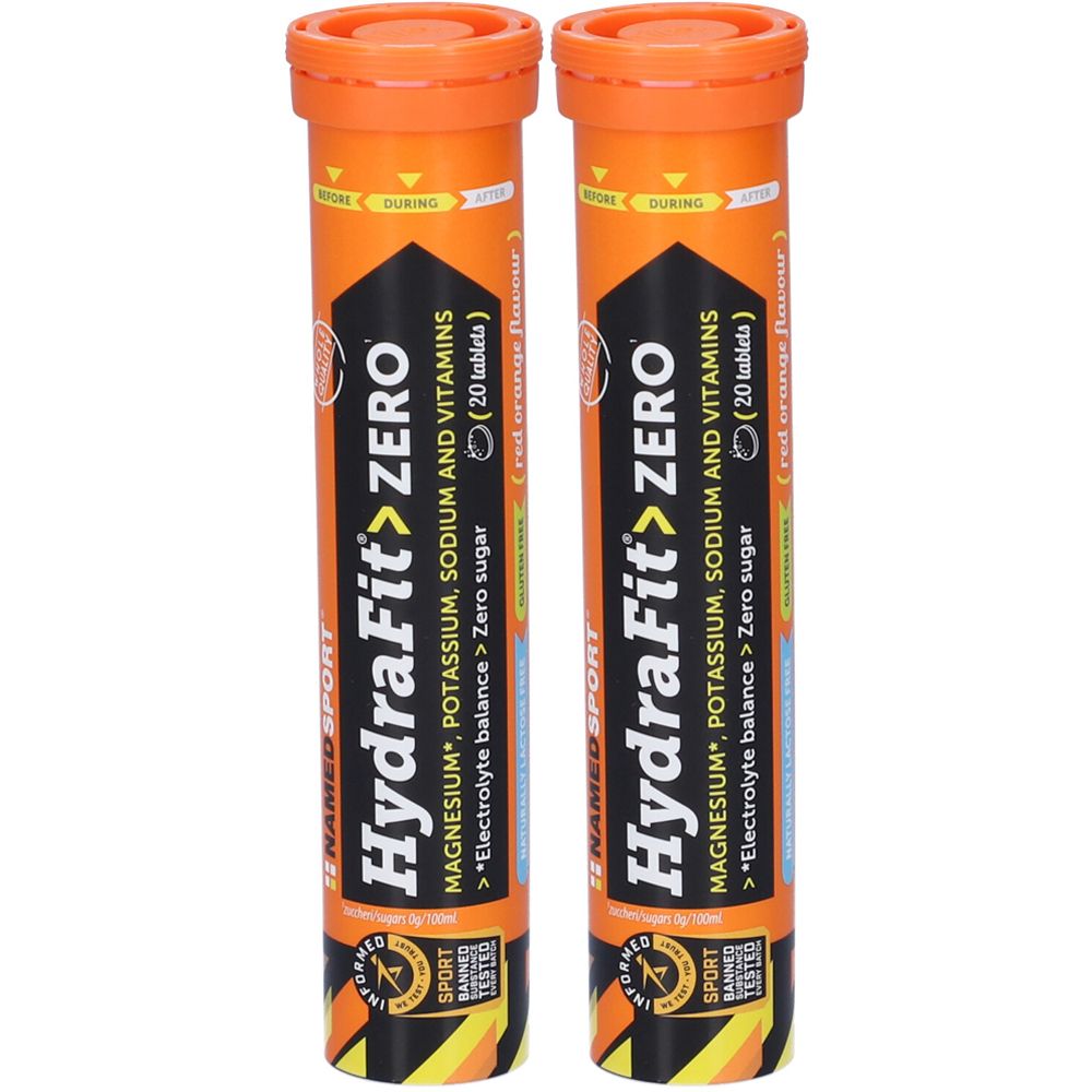 NAMEDSPORT® HydraFit> ZERO Integratore Alimentare Set da 2