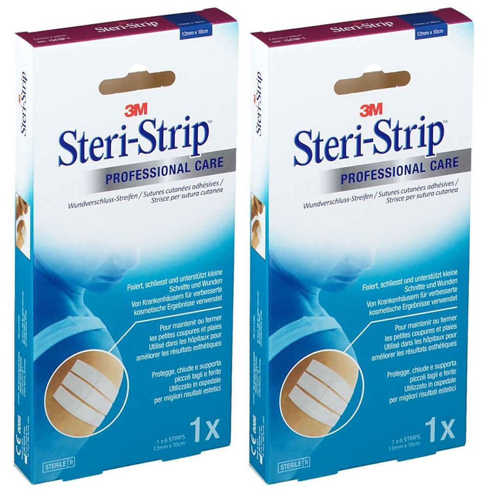 Steri-Strip™ Professional Care 12 mm x 10 cm Set da 2