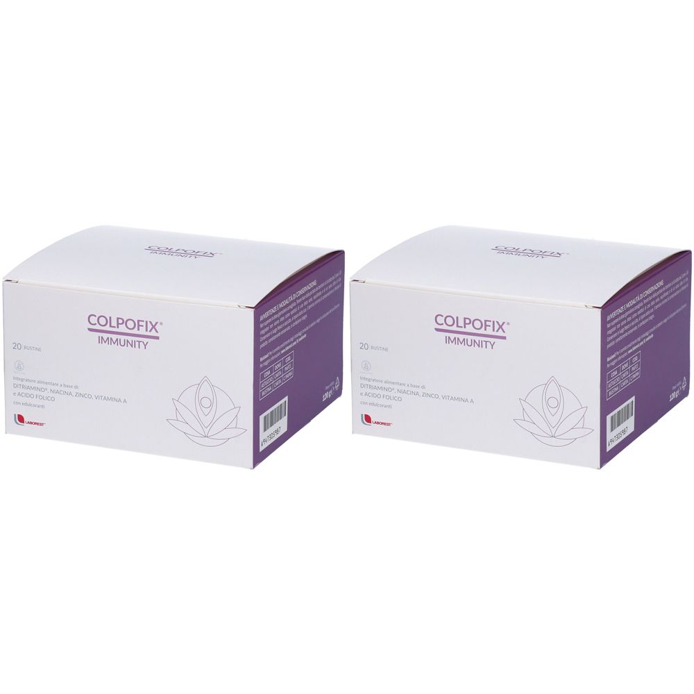 Colpofix Immunity 20 Bustine Set da 2