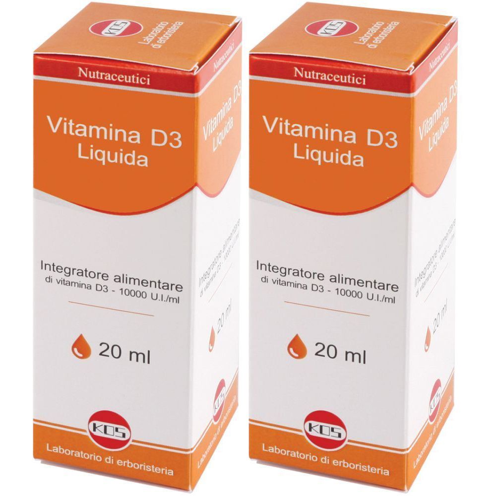 KOS Vitamina D3 Liquida Gocce Set da 2