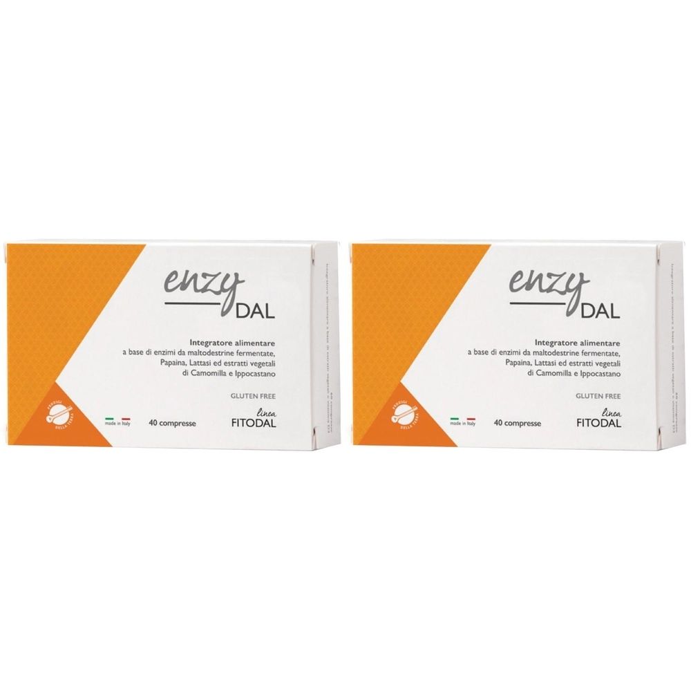 Enzydal 40 Compresse Fitodal Set da 2