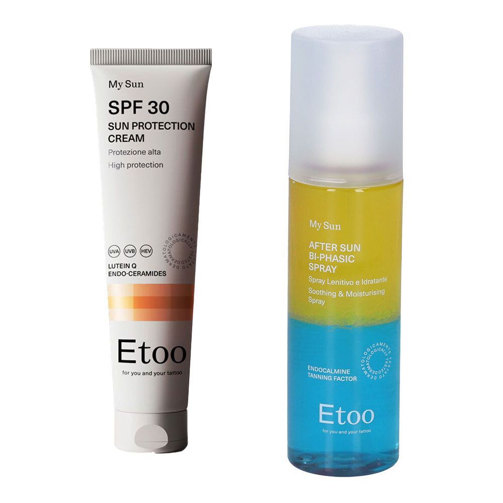 Etoo Sun Protection Cream SPF30 + Etoo After-Sun Biphasic Spray