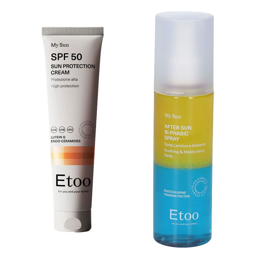 Etoo Sun Protection Cream SPF50 + After-Sun Biphasic Spray