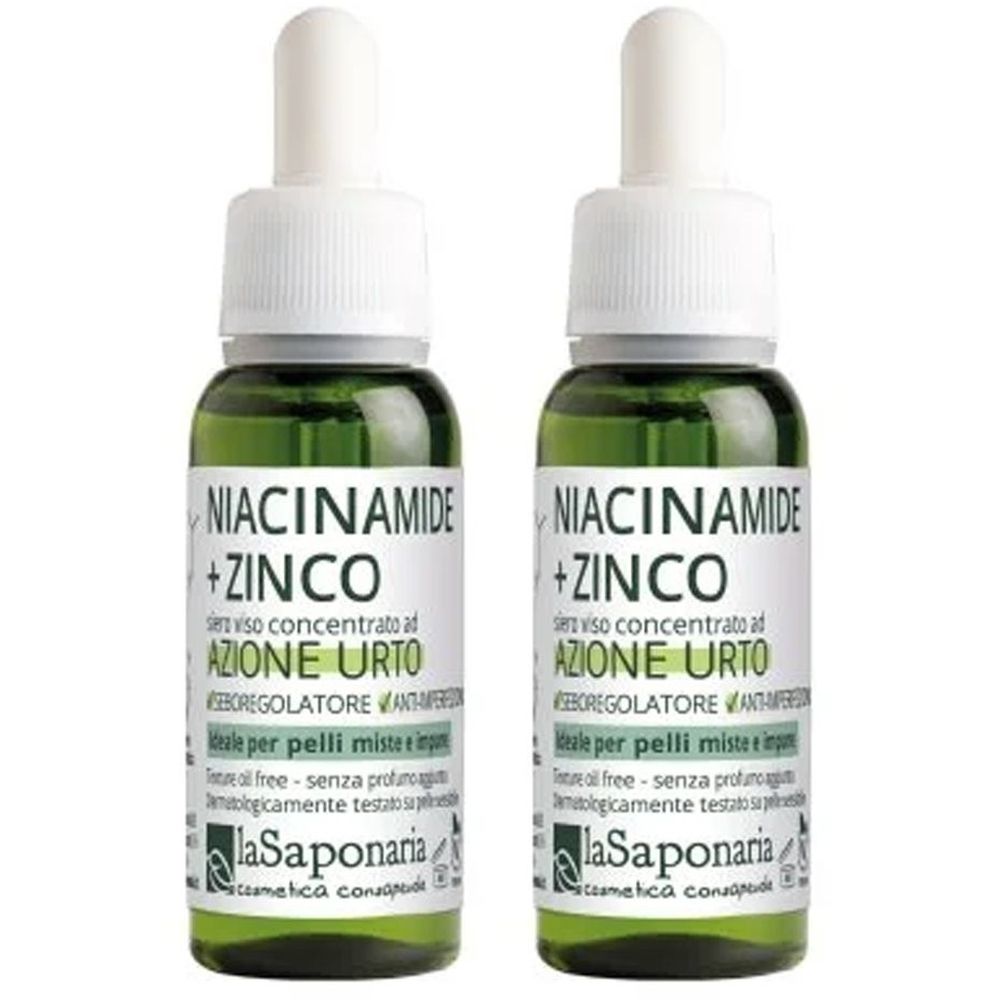 La Saponaria Niacinamide + Zinco Set da 2