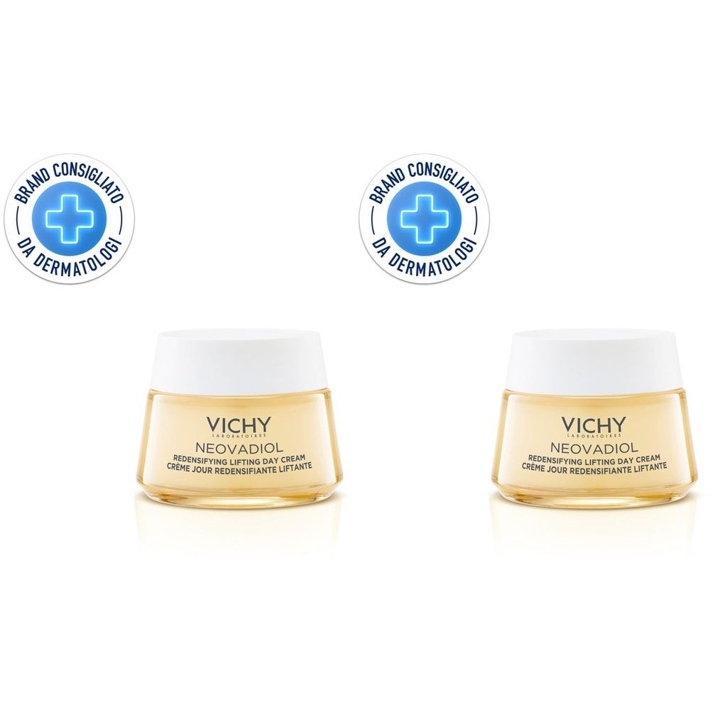 Vichy Neovadiol Menopausa Crema Giorno Ridensificante Liftante per Pelle Secca 50 ml Set da 2