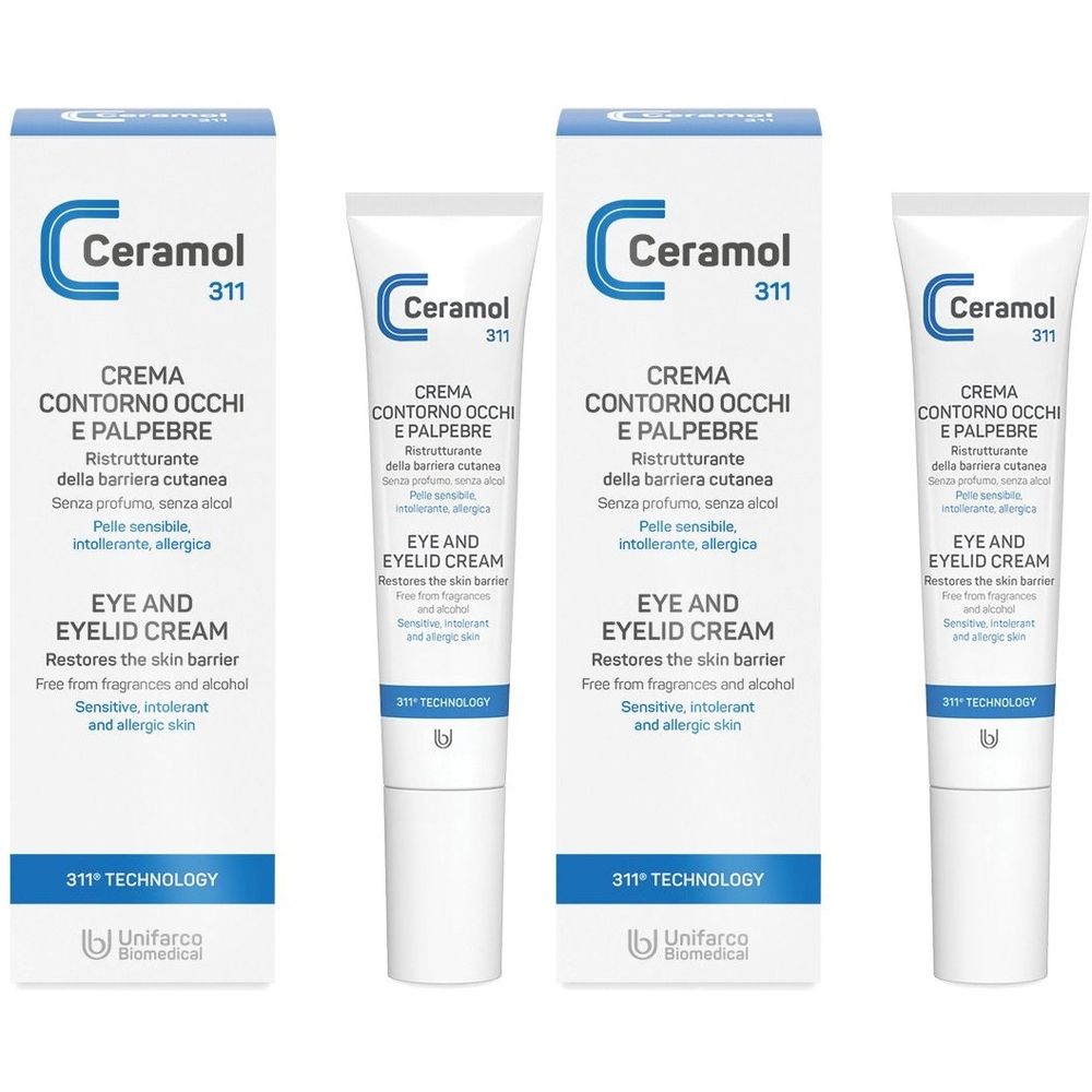 Ceramol Crema Contorno Occhi E Palpebre Set da 2