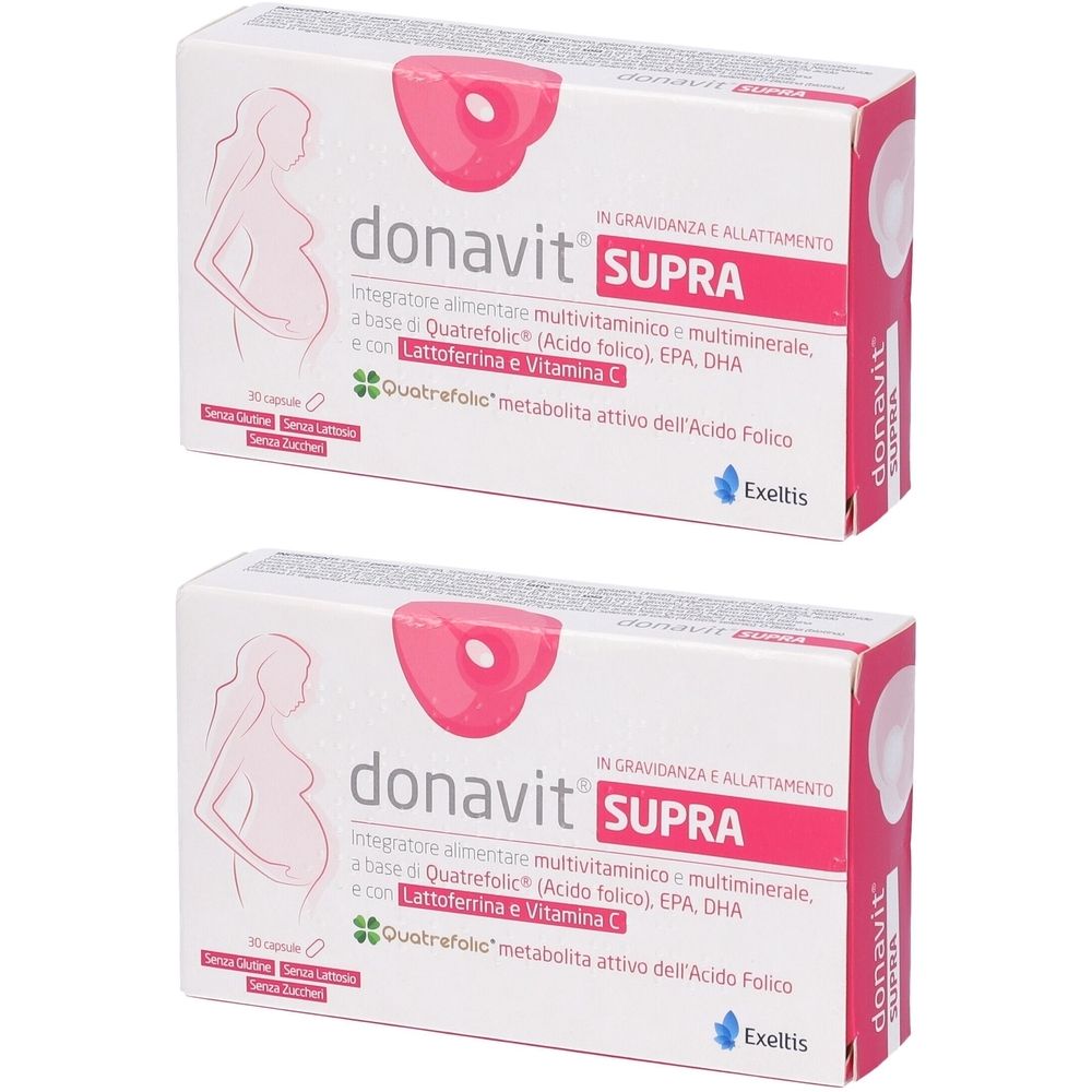 Donavit Supra Integratore Alimentare Capsule Set da 2