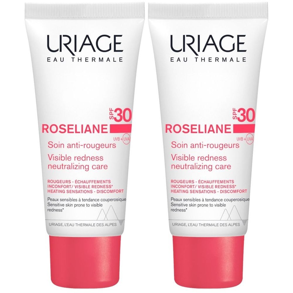 URIAGE Roseliane Crema Anti-Rossori SPF30 Set da 2