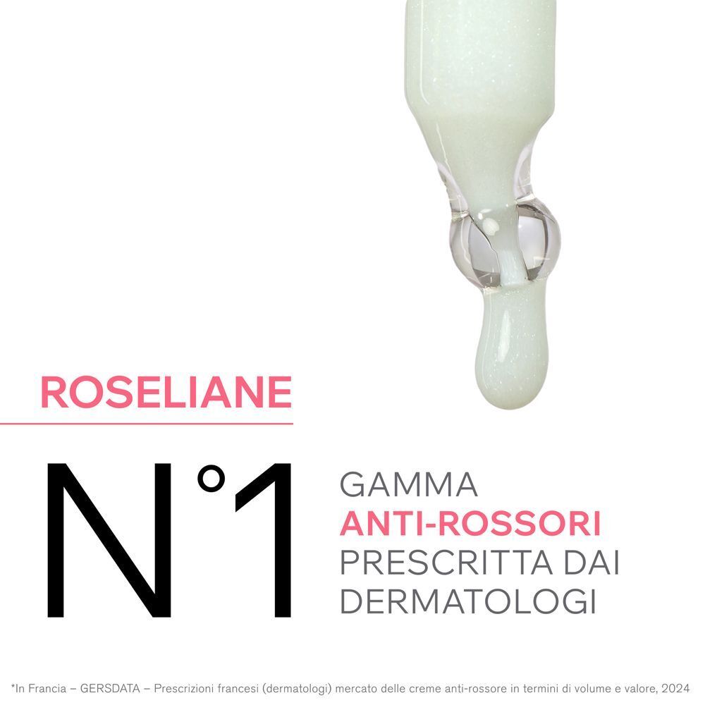 Uriage Roseliane N°1 gamma anti-rossori, prescritta dai dermatologi.