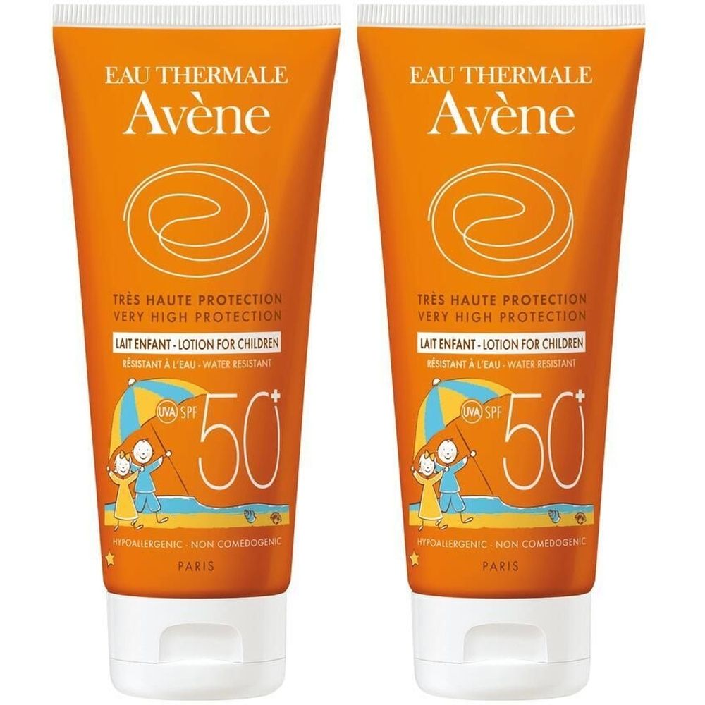 Eau Thermale Avène Latte Bambino SPF 50+ 100ml - Solare bambino Set da 2