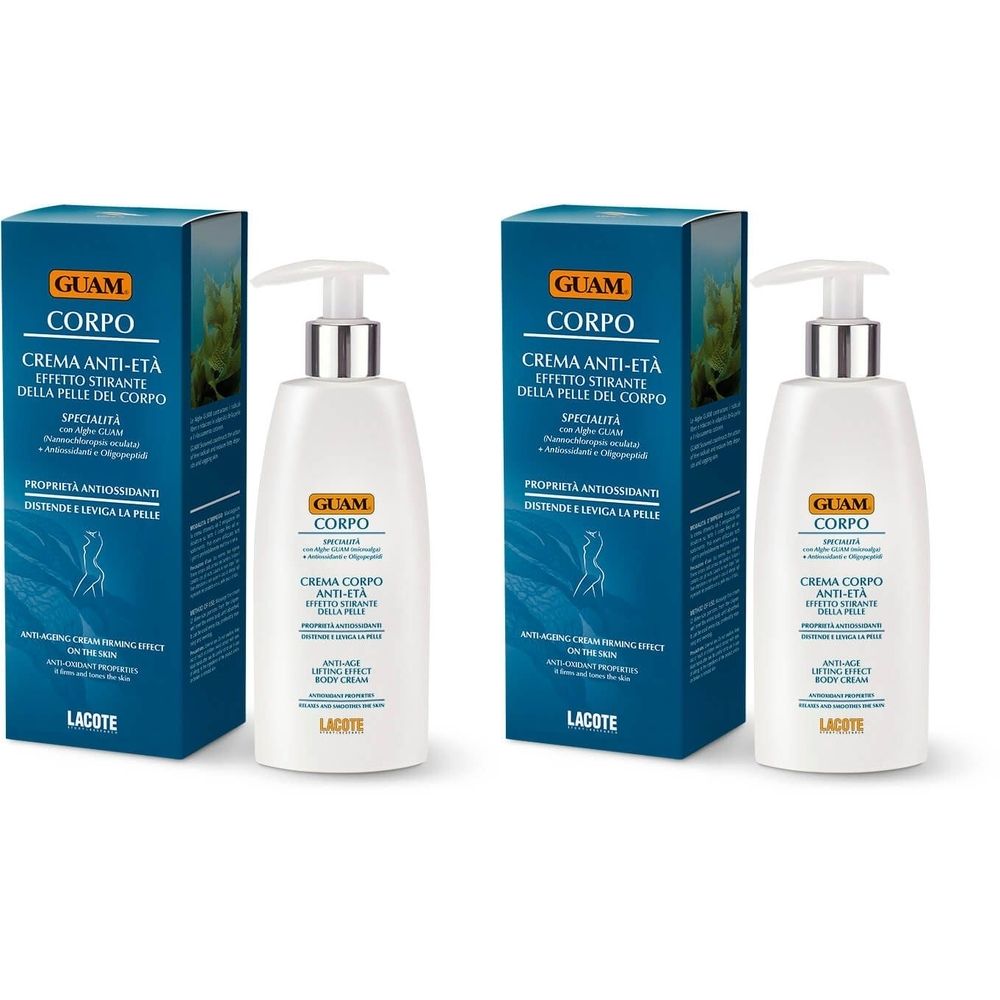 GUAM® Crema Anti-età Corpo Effetto Stirante della Pelle Set da 2