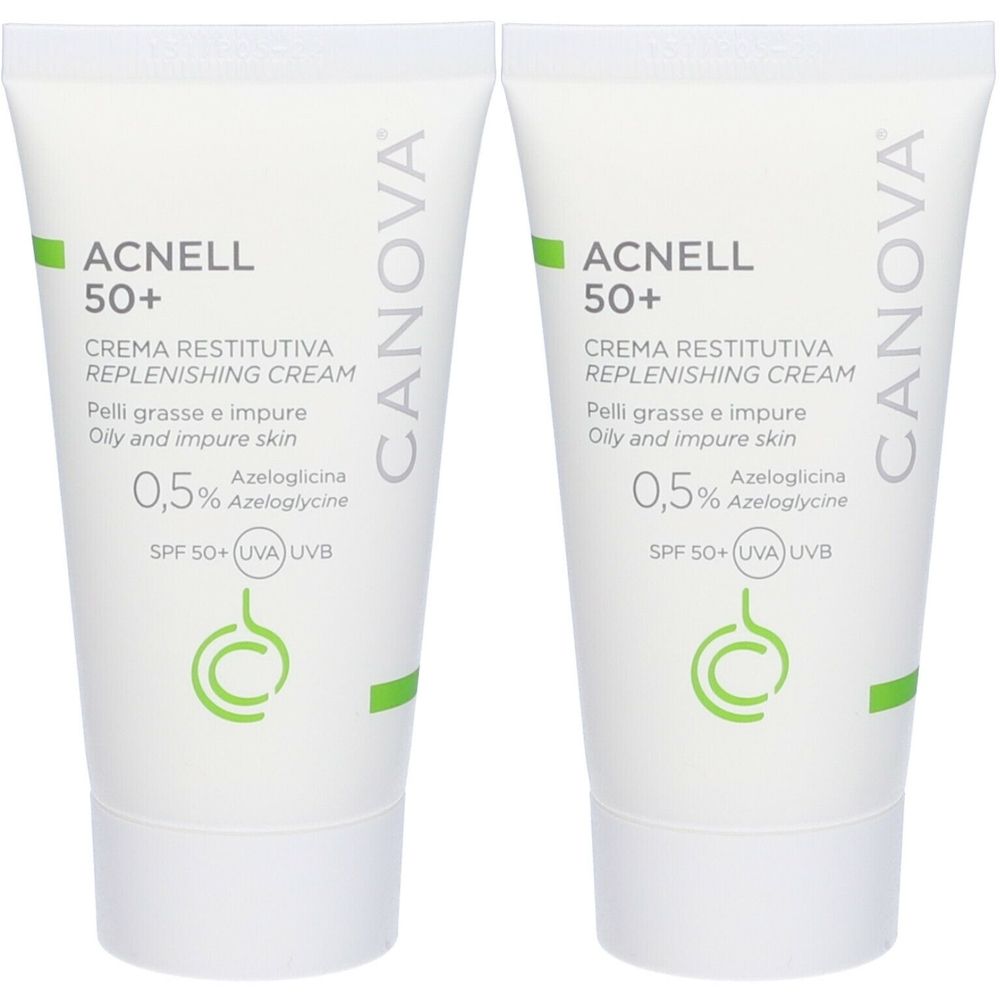 Acnell SPF 50+ Canova Crema Gel Set da 2