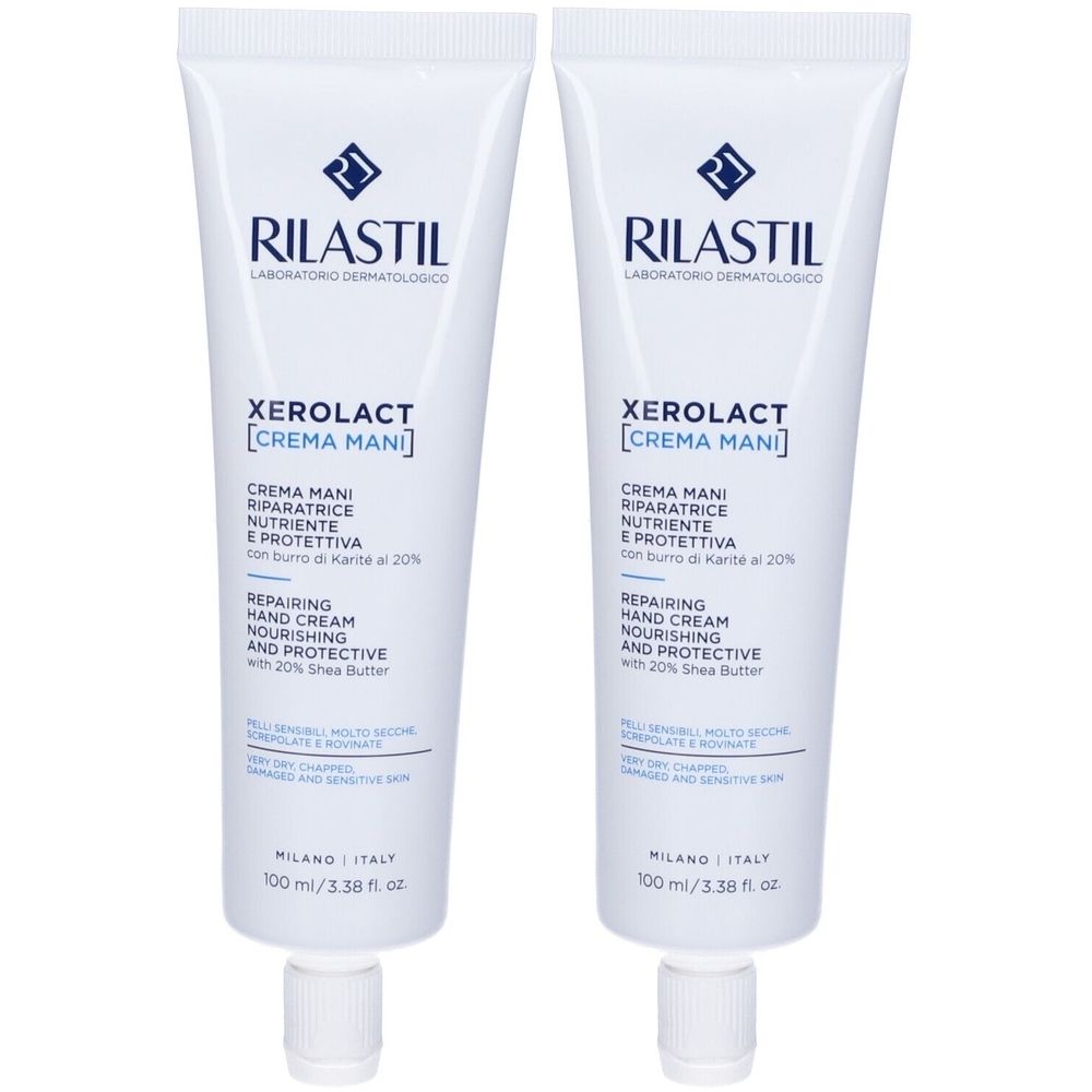 Rilastil Xerolact Crema Mani Set da 2
