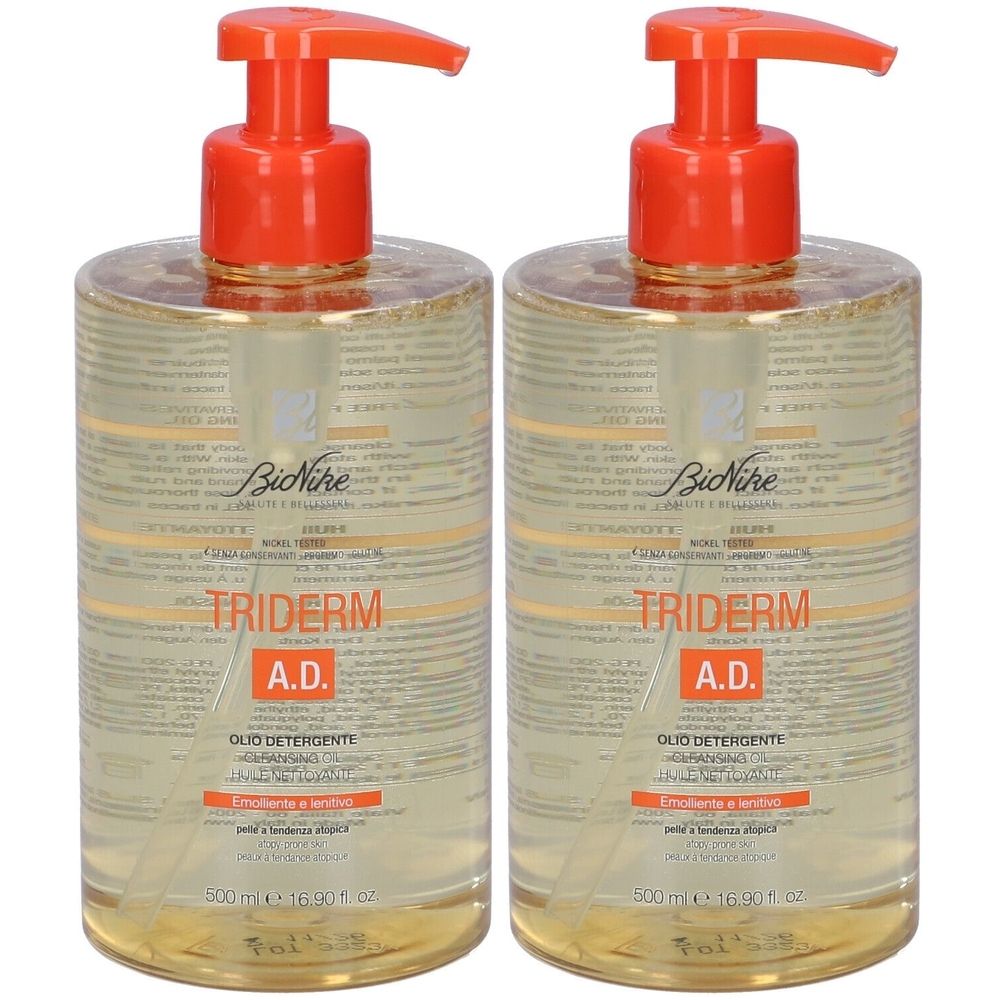 Triderm A.D. Olio Detergente Set da 2