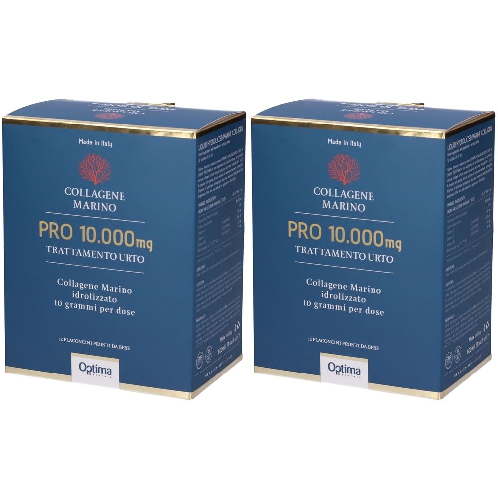 Collagene Marino Pro 10.000 mg Trattamento Urto Set da 2
