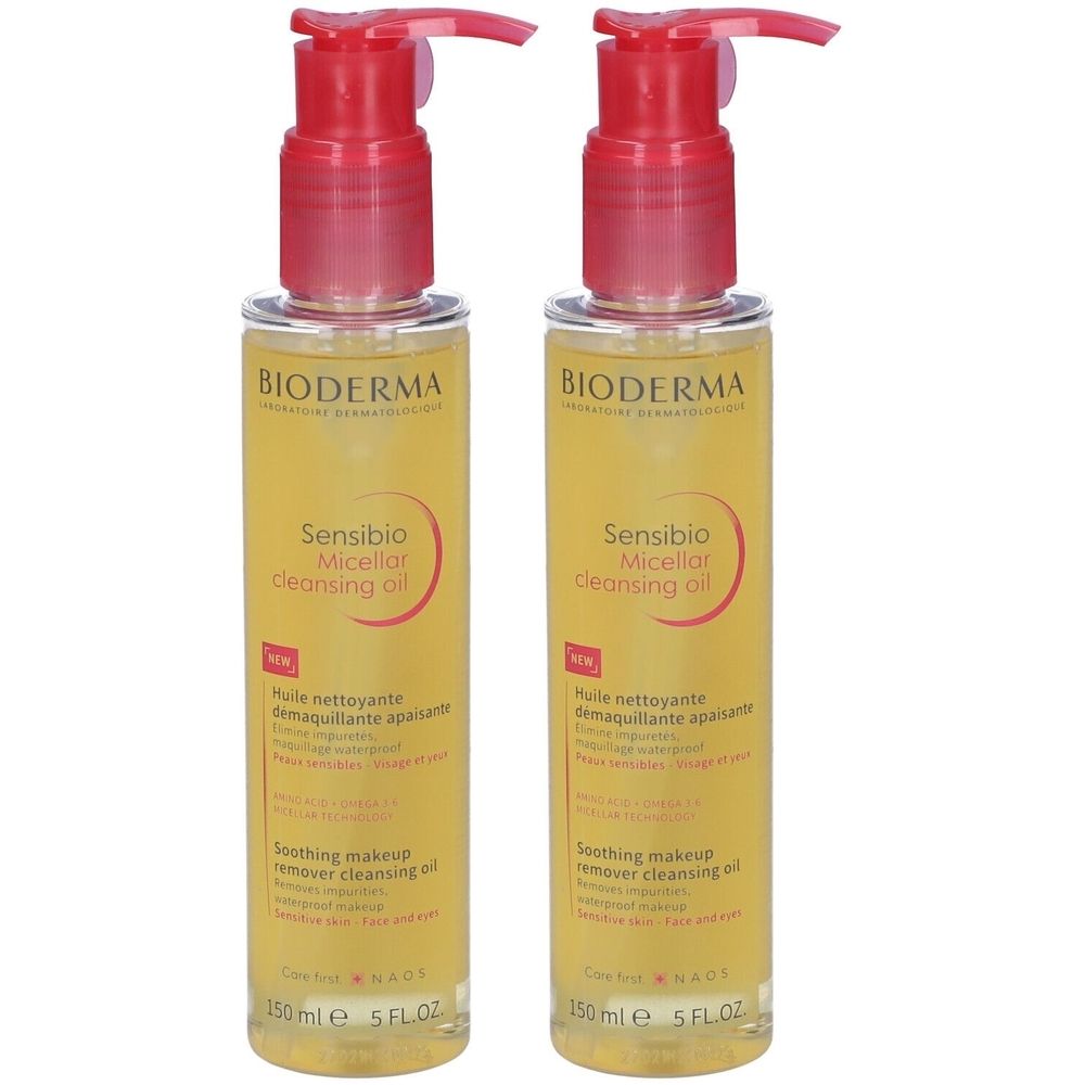 Bioderma Sensibio Olio Micellare Detergente Set da 2