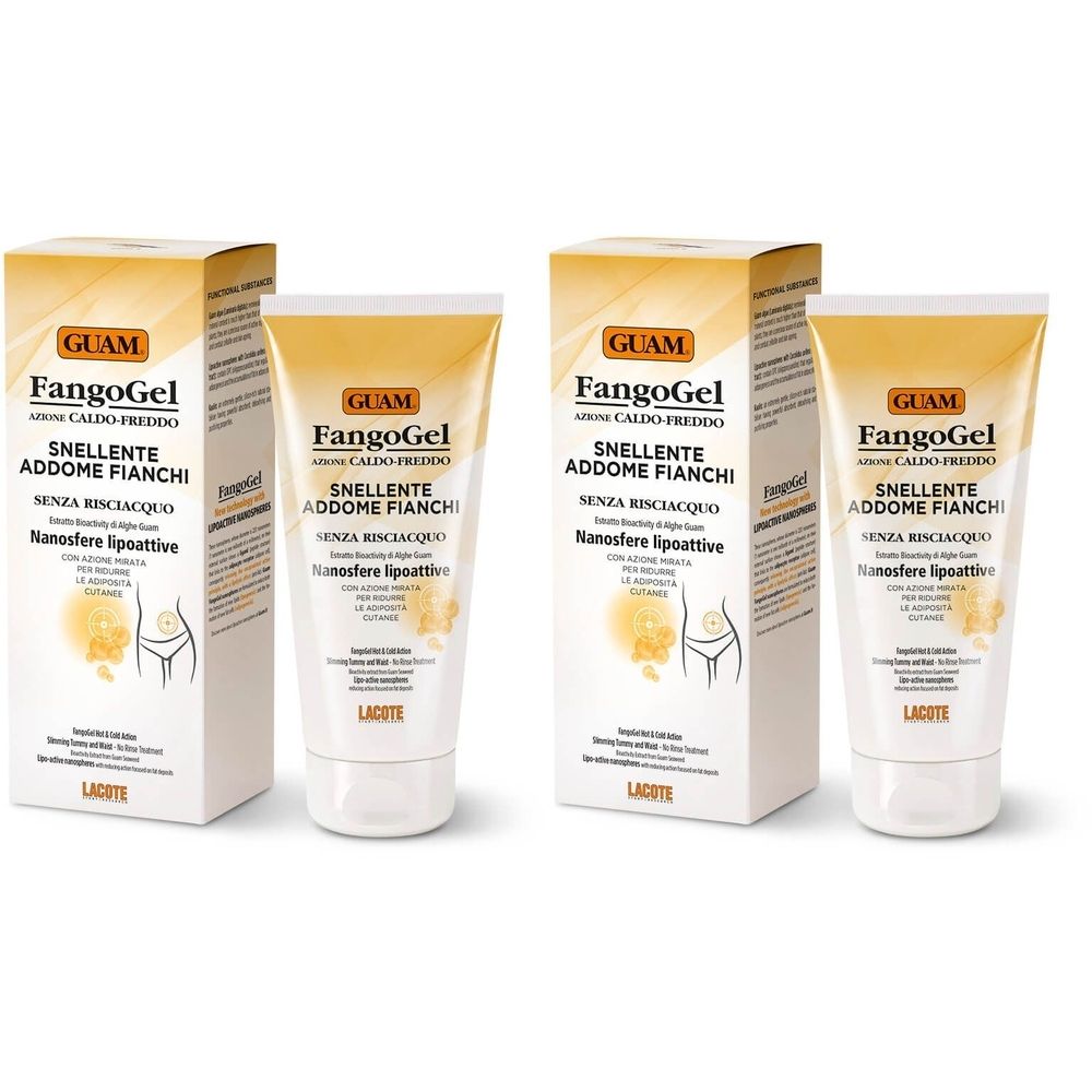 GUAM® FangoGel Snellente Addome Fianchi Set da 2