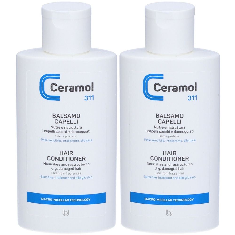 Ceramol 311 Balsamo Capelli Set da 2