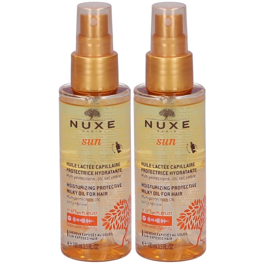 Nuxe Sun Olio Latte Protettivo Per Capelli Set da 2