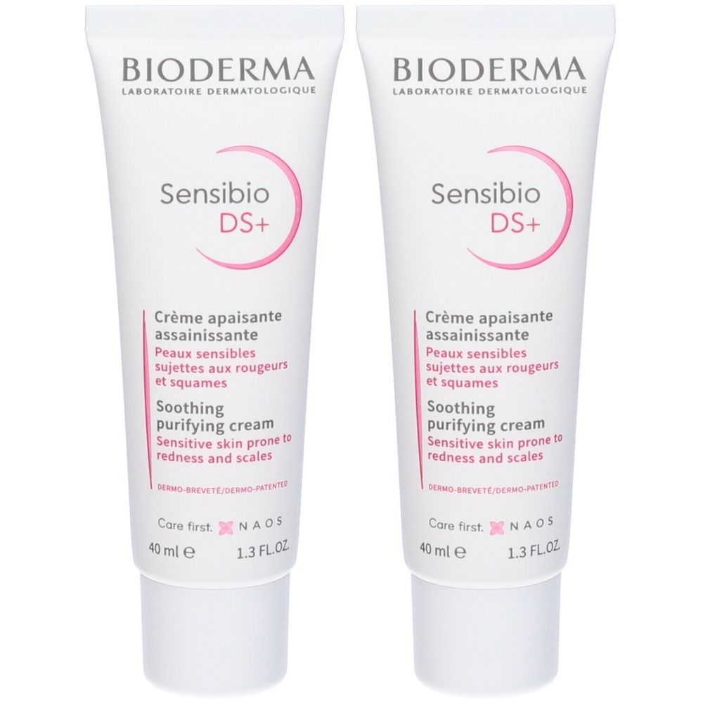 BIODERMA Sensibio DS+ Crema lenitiva purificante dermatite seborroica Set da 2