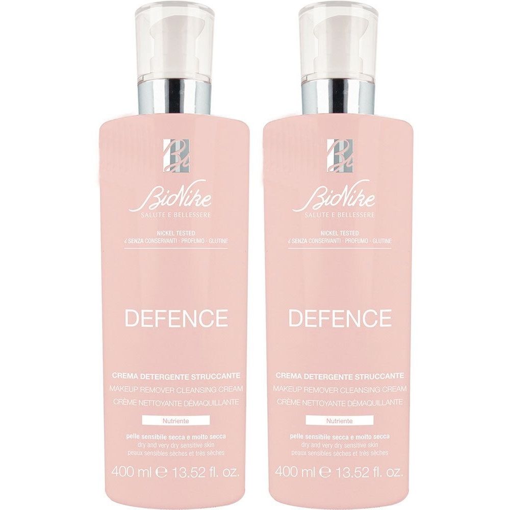 Bionike DEFENCE Crema Detergente Struccante Nutriente Set da 2
