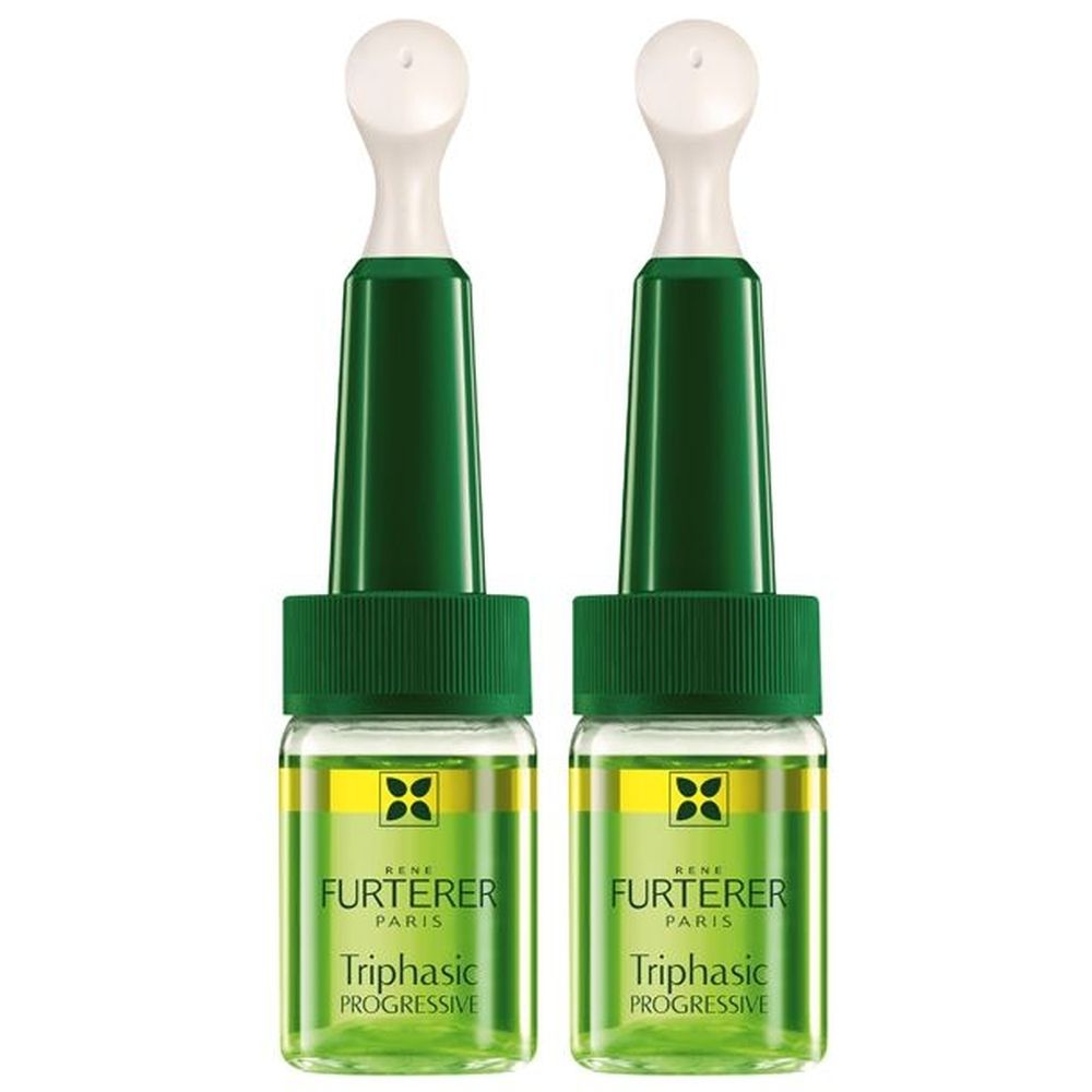 René Furterer Triphasic Progressive Trattamento contro la caduta progressiva dei capelli 8 ampolle 5,5ml – Anticaduta Set da 2