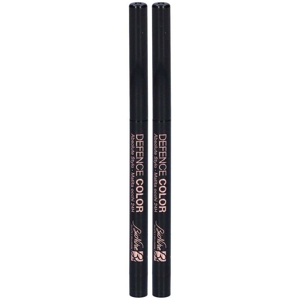 Bionike Defence Color Absolute Stylo Matita Occhi 24h Colore 001 Nero Set da 2