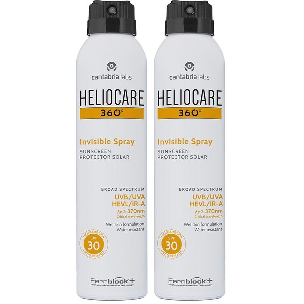 Heliocare 360° Invisible Spray Spf30 Set da 2