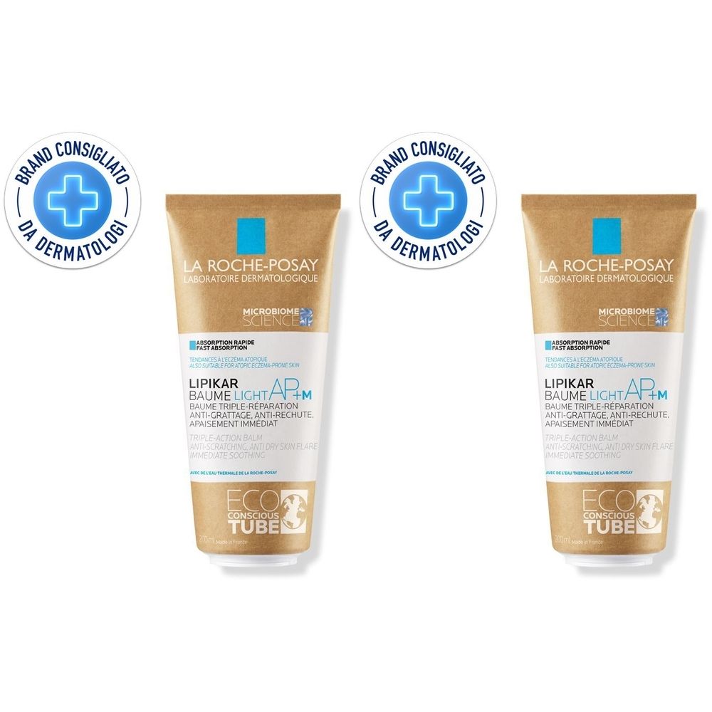 La Roche-Posay Lipikar Baume AP+M LIGHT 200 ml Set da 2