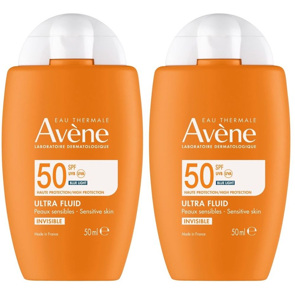 Avène Eau Thermale Ultra Fluido Invisibile SPF 50 Set da 2