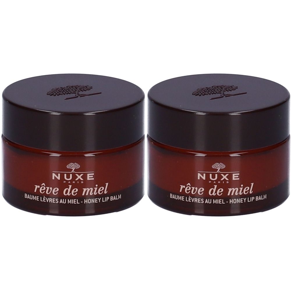 Nuxe Rêve De Miel® Balsamo Labbra Riparatore Al Miele Set da 2