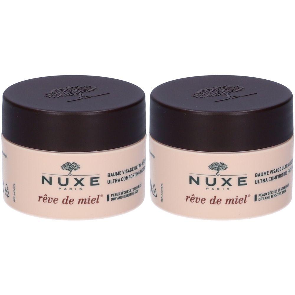 Nuxe Rêve De Miel® Balsamo Viso Ultra-Comfort Al Miele Set da 2