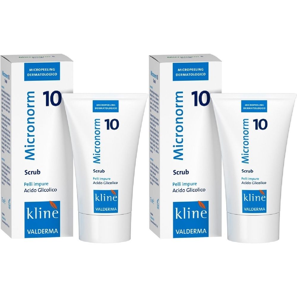 Valderma Micronorm 10 Scrub Set da 2