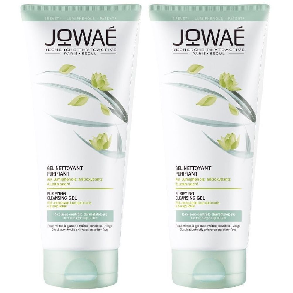 JOWAÉ Gel Detergente Purificante Anti Imperfezioni Viso Set da 2
