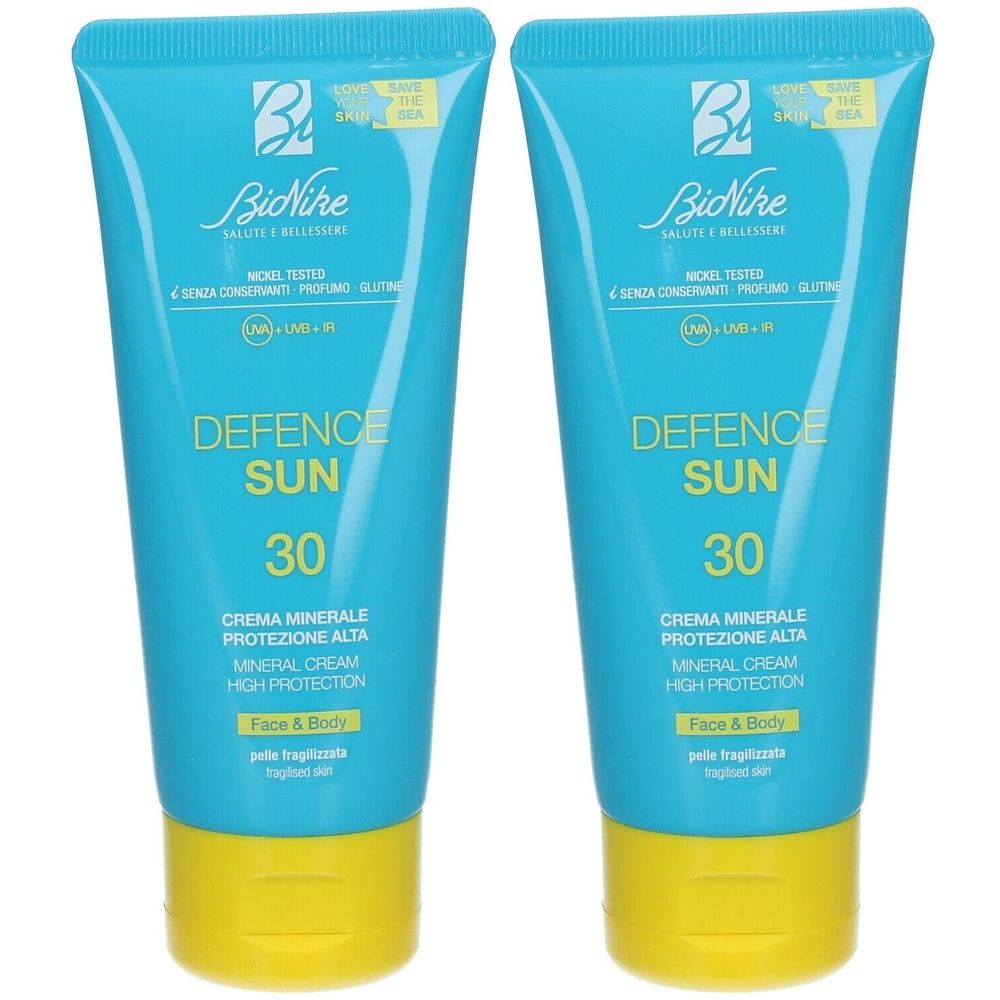 BioNike Defence Sun Crema Minerale SPF 30 Set da 2