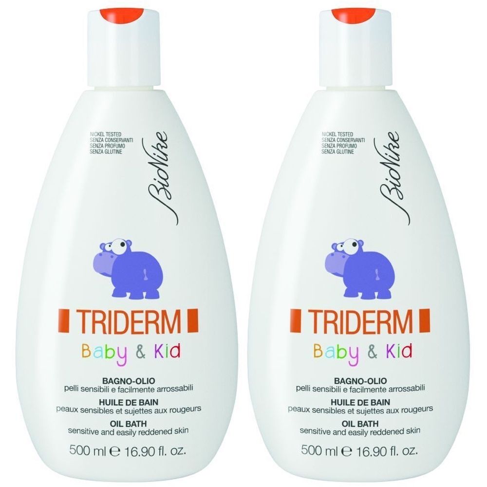 BioNike Triderm Baby Bagno Olio Set da 2
