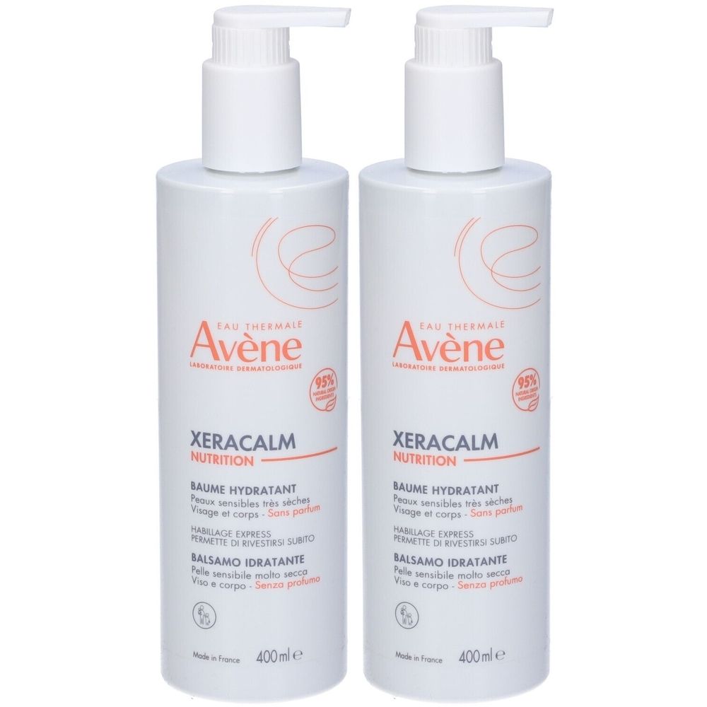 Eau Thermale Avène Xeracalm Nutrition Balsamo Idratante 400ml - Pelle molto secca Set da 2