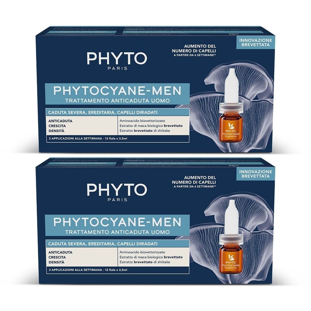 PHYTO Trattamento Anticaduta Uomo Set da 2