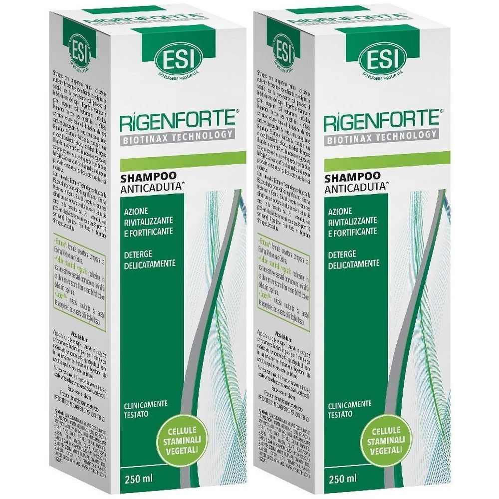 ESI RIGENFORTE® Shampoo Anticaduta Set da 2